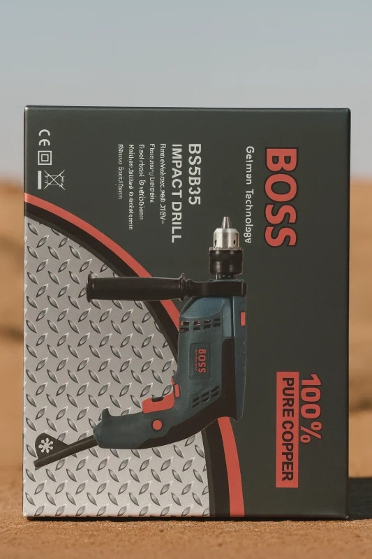 مِثْقاب مطرقي كهربائي BOSS BS-5835 (Impact Drill)