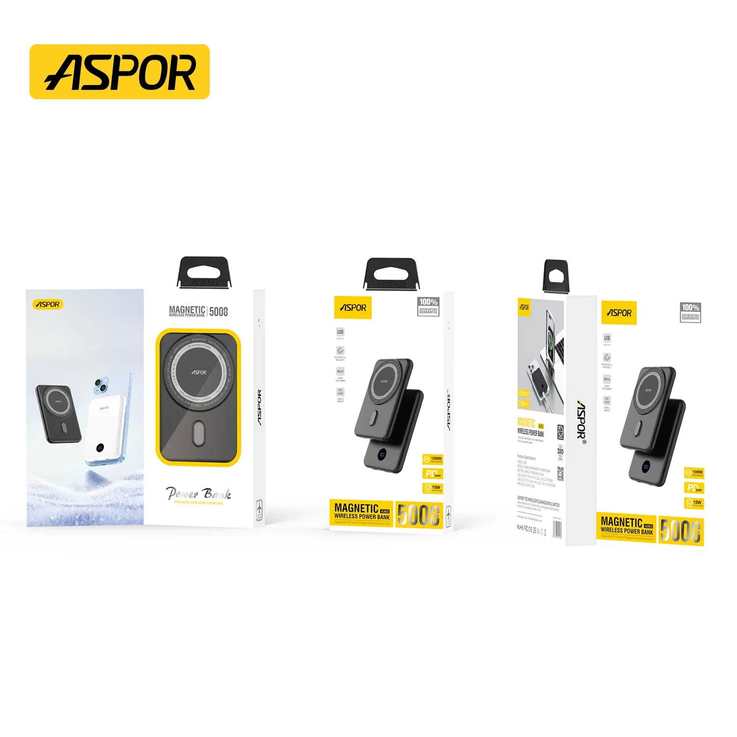 باور بانك ماج سيف 5000 مللي أمبير/ساعة