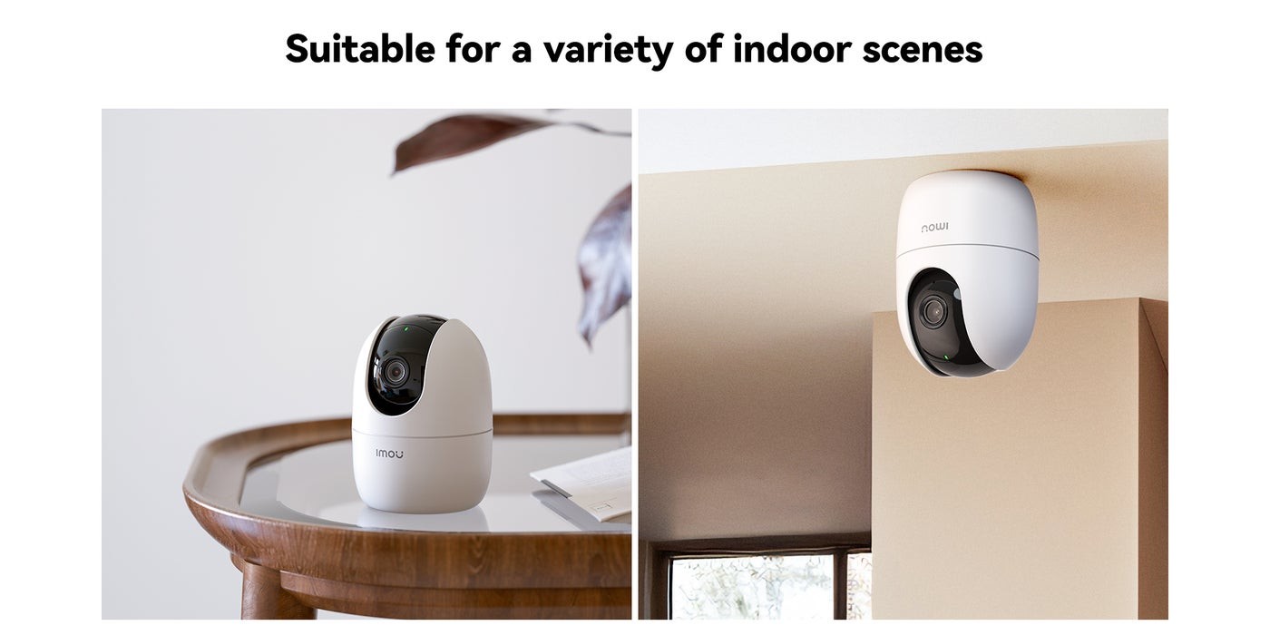 Ranger 2 5MP Indoor WiFi Live Cam, 8x Digital Zoom, Motorized Pan and Tilt with 360° Coverage View, Accurate Human and Pet Detection, Smart Night Vision (Up to 10m), Privacy Mode, Smart Tracking, Two-