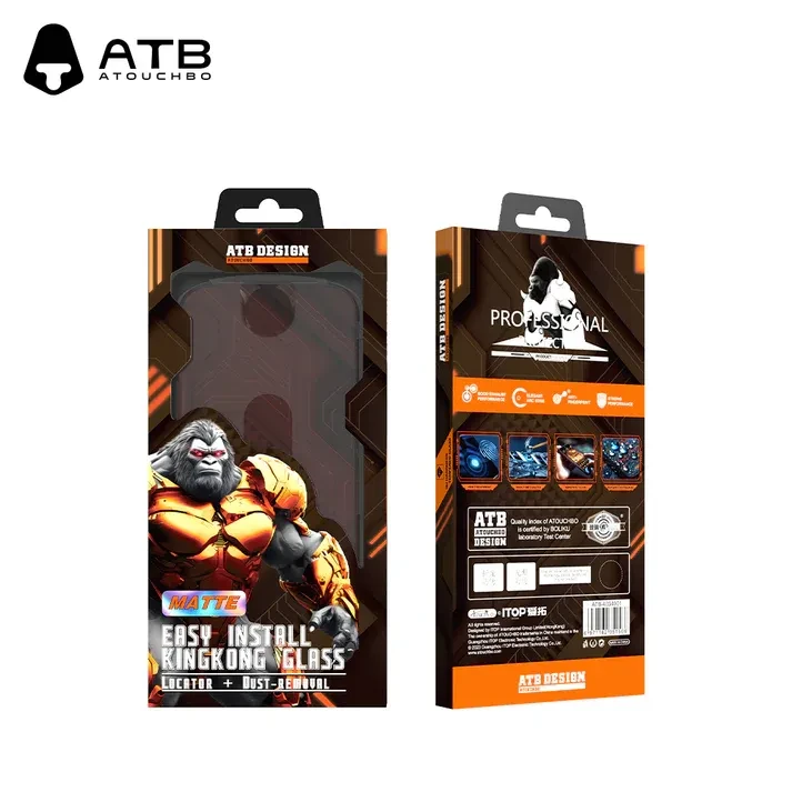 ستيكر حماية شاشة زجاجية سهلة التركيب من ATB/غير لامع