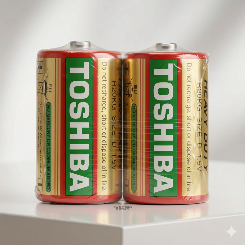 بطارية توشيبا مقاس D هيفي ديوتي (حبتين)
