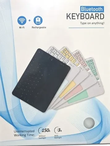 لوحة مفاتيح بلوتوث قابلة للشحن