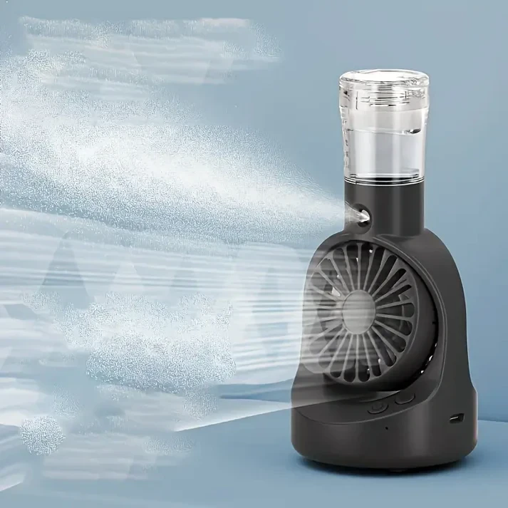 مروحة F6 المحمولة برذاذ الماء – تبريد فوري وترطيب متنقل