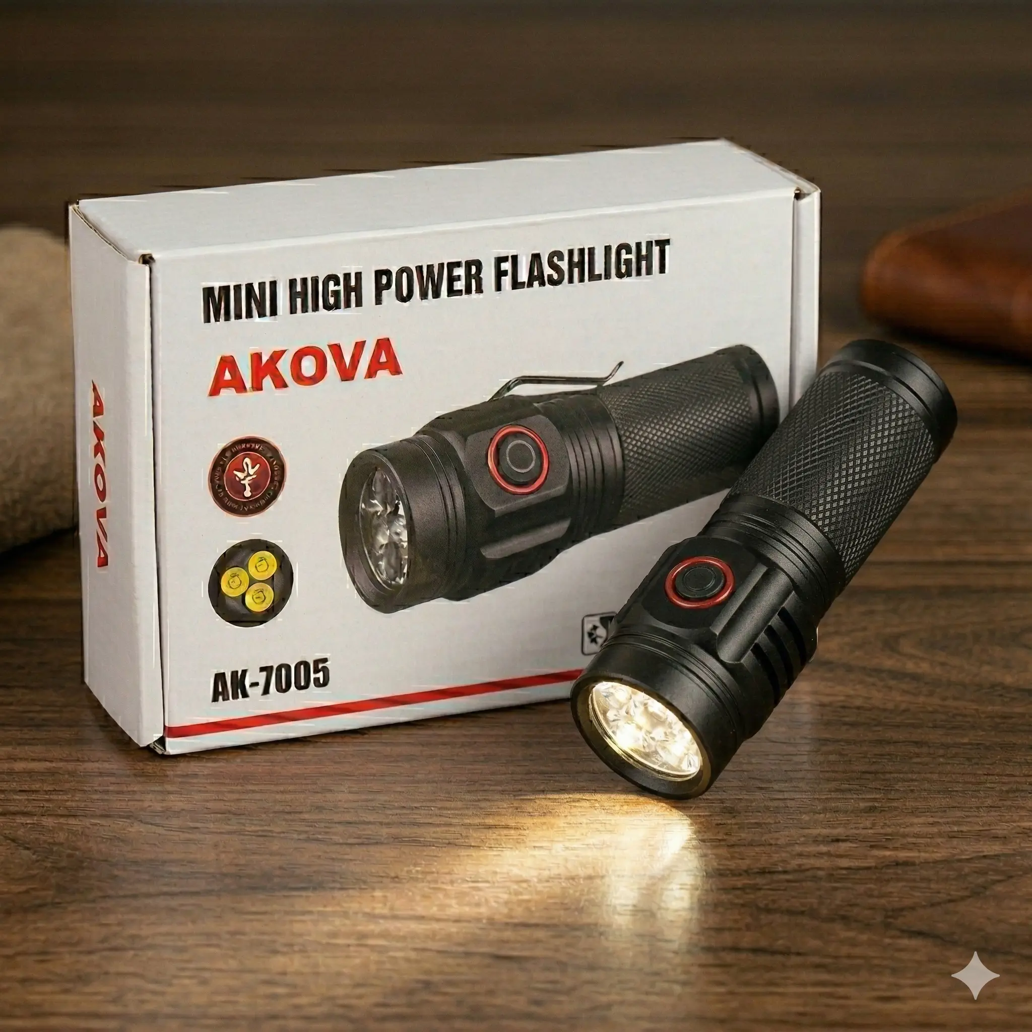 كشاف AK-7005 الصغير - قوة إضاءة هائلة وحجم مدمج